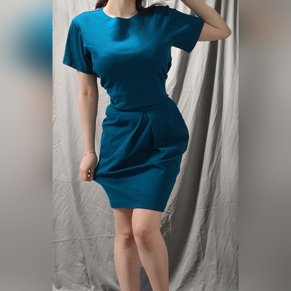1980s Secretary set, office attire, vintage matching set, small-medium
